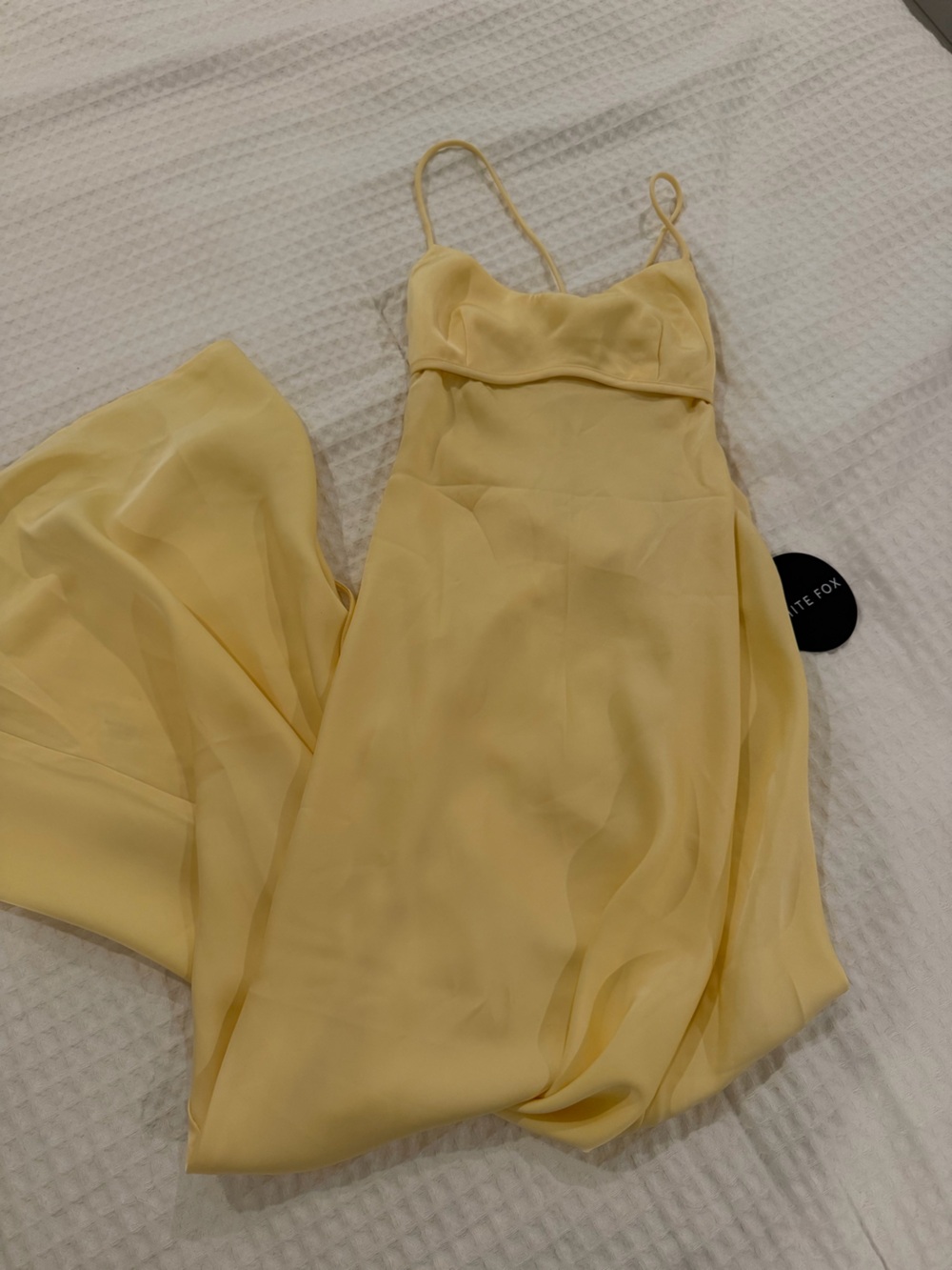 White fox dress NWT